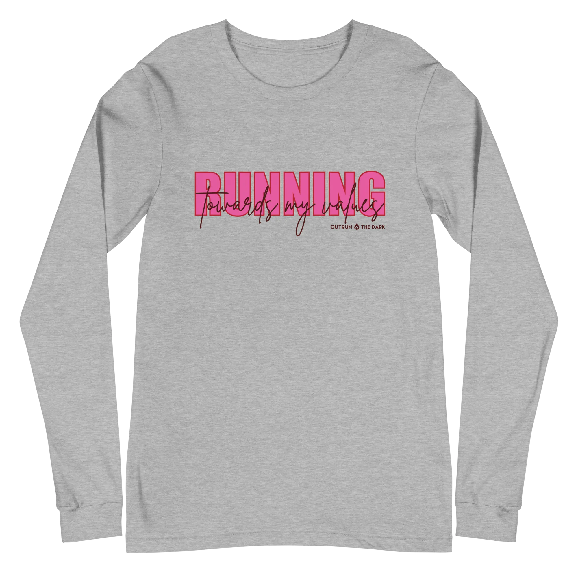 Running Towards My Values Longsleeve