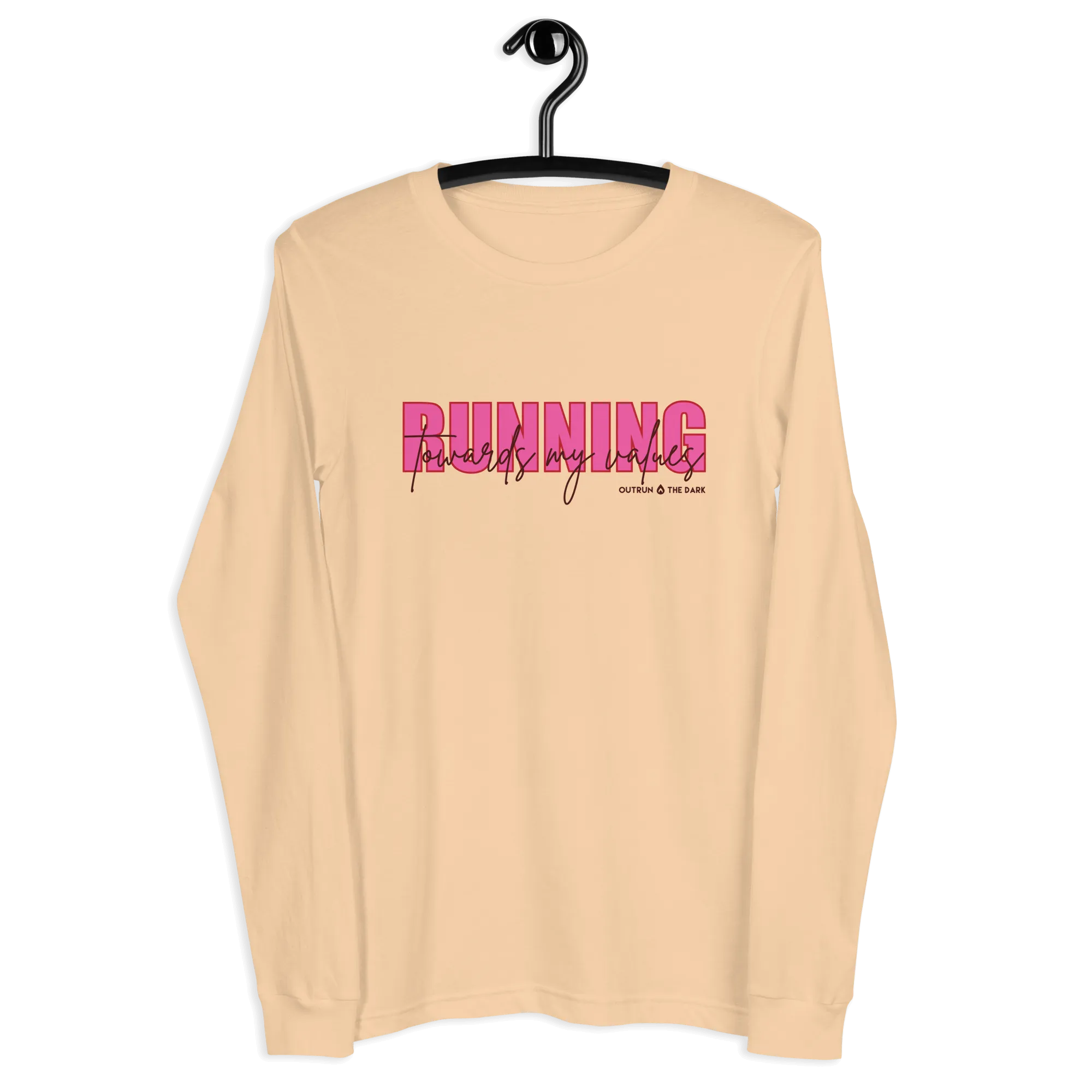 Running Towards My Values Longsleeve