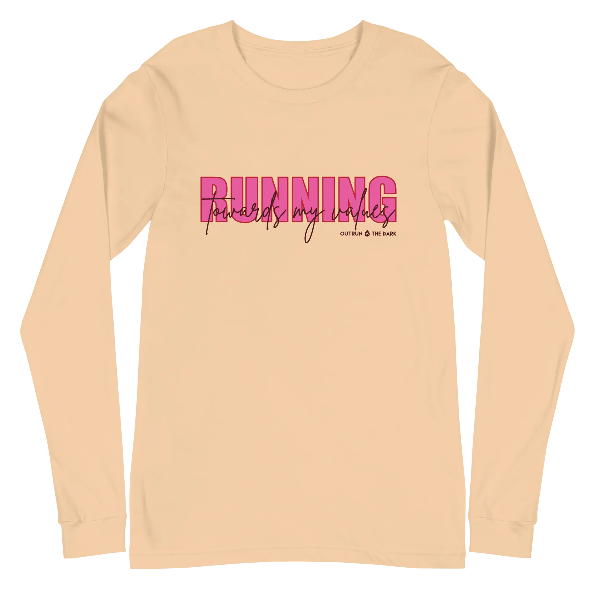 Running Towards My Values Longsleeve