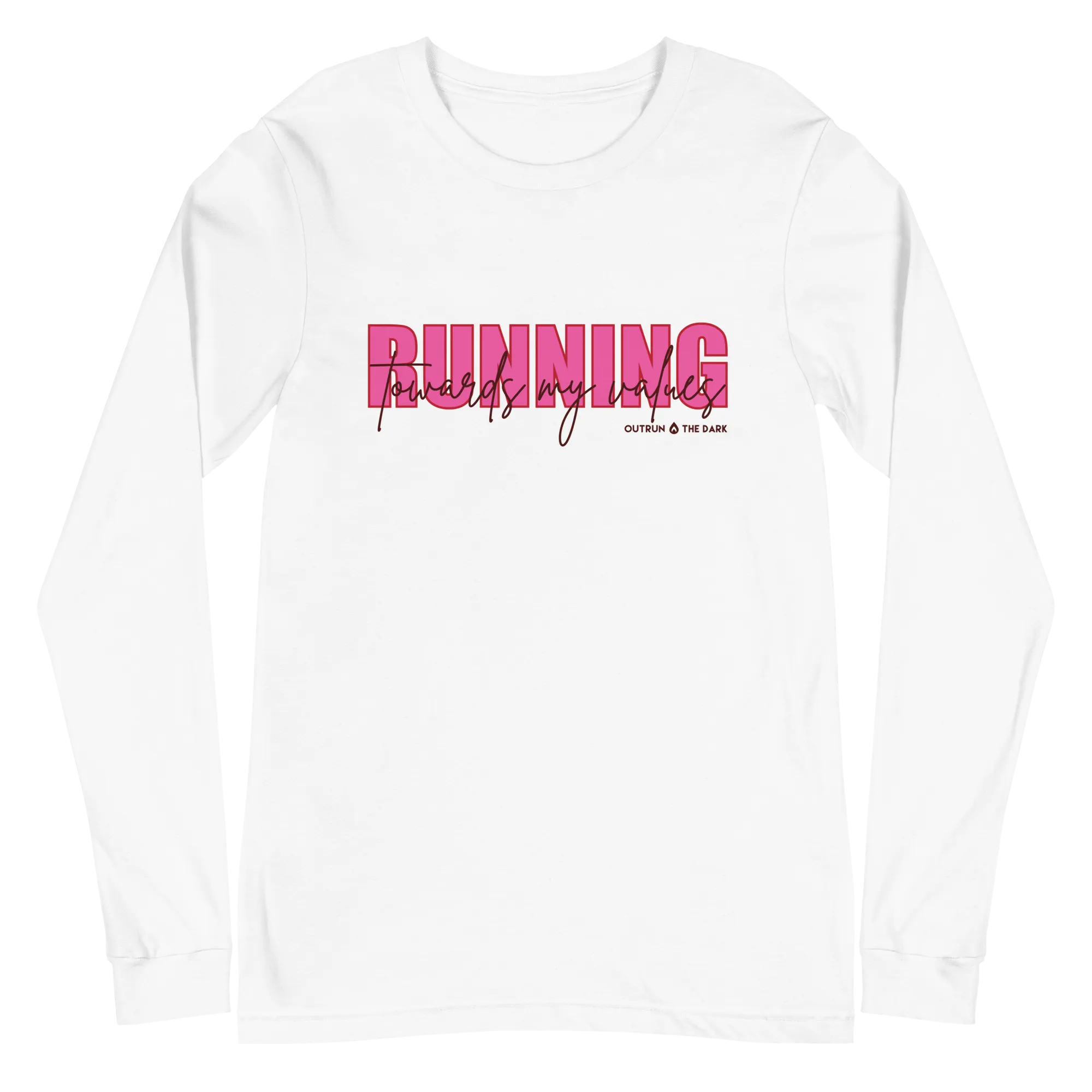 Running Towards My Values Longsleeve