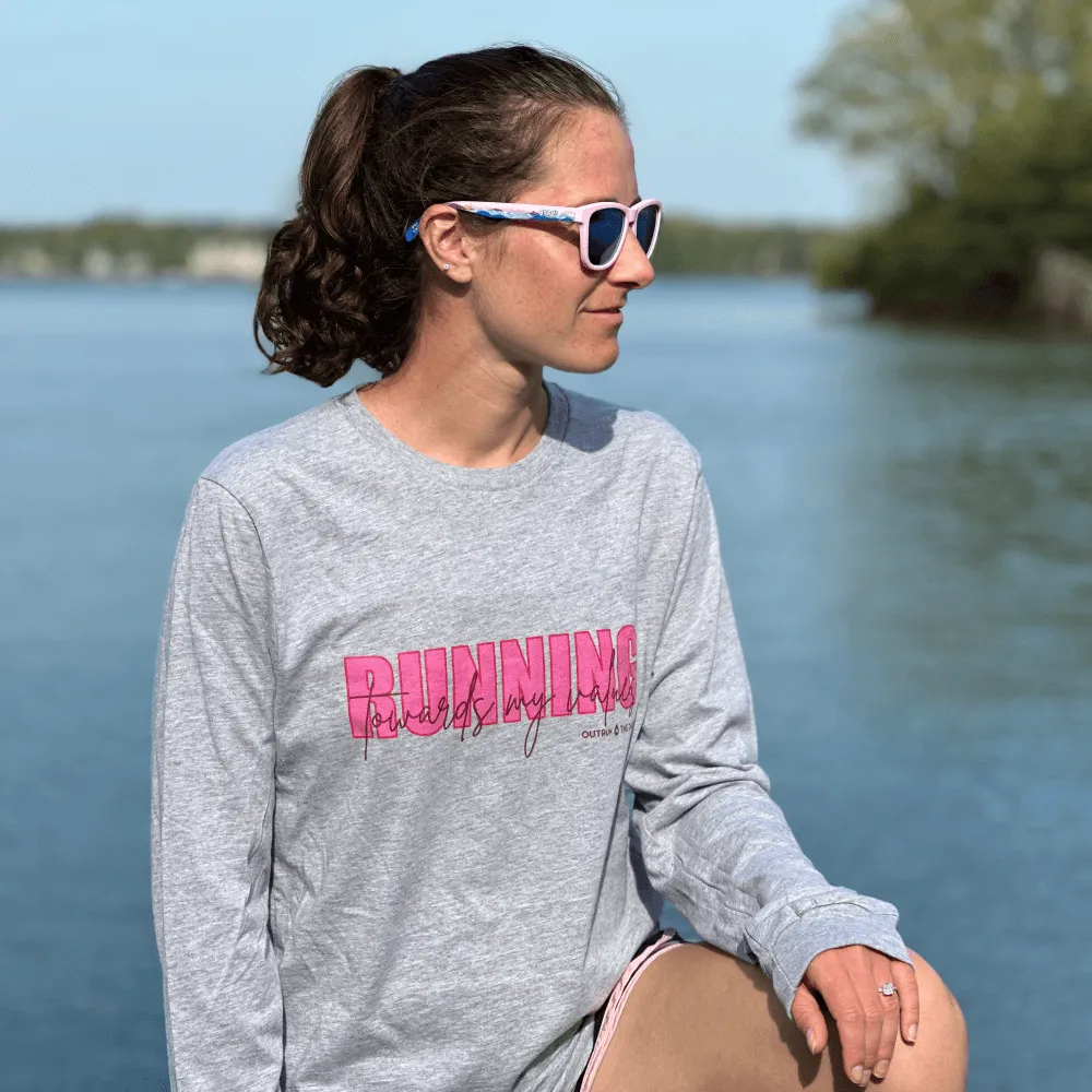 Running Towards My Values Longsleeve