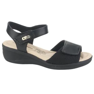 Sandalia Comfortflex Mujer 2388403 Negro Casual