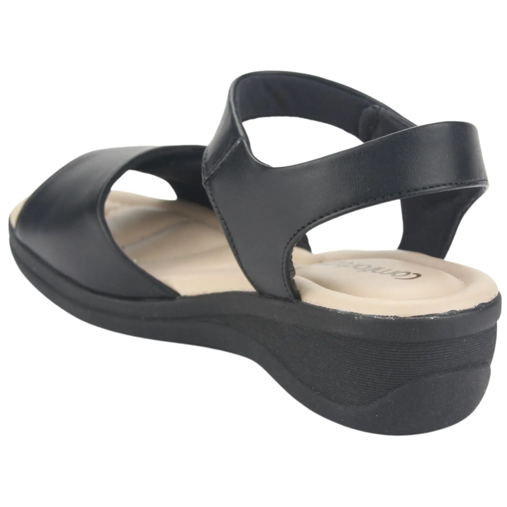 Sandalia Comfortflex Mujer 2388403 Negro Casual