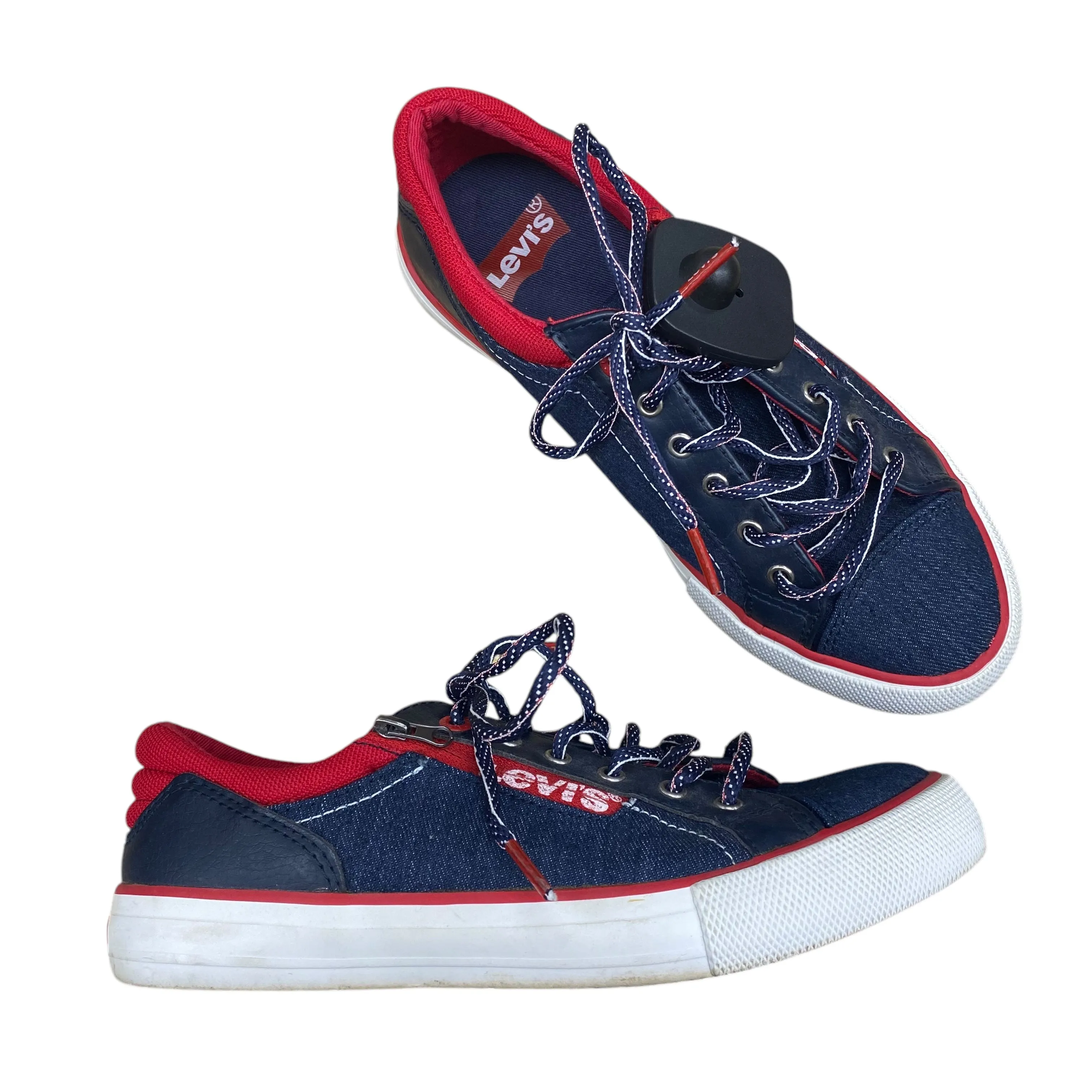 Shoes Sneakers By Levis In Blue Red & White, Size:5.5