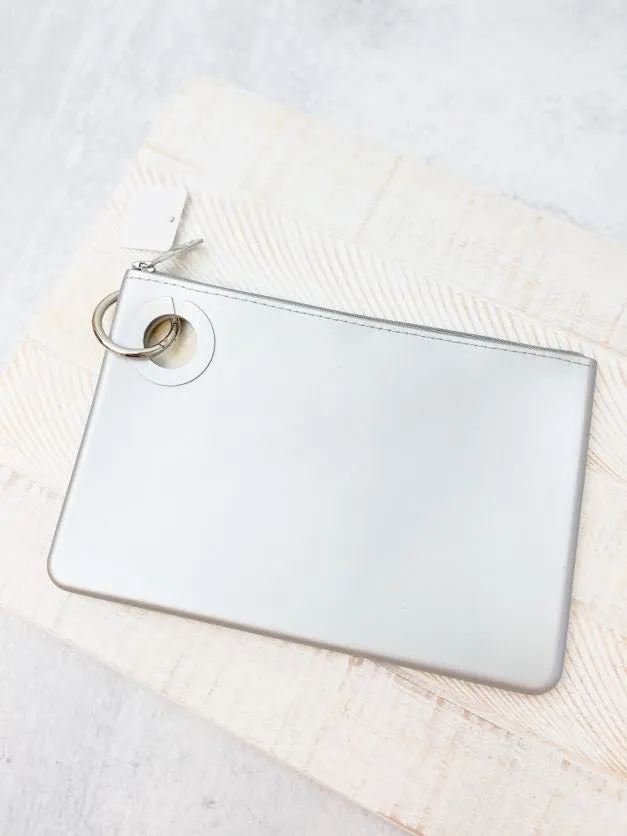 Silicone Pouch by O-Venture - Solid Quicksilver