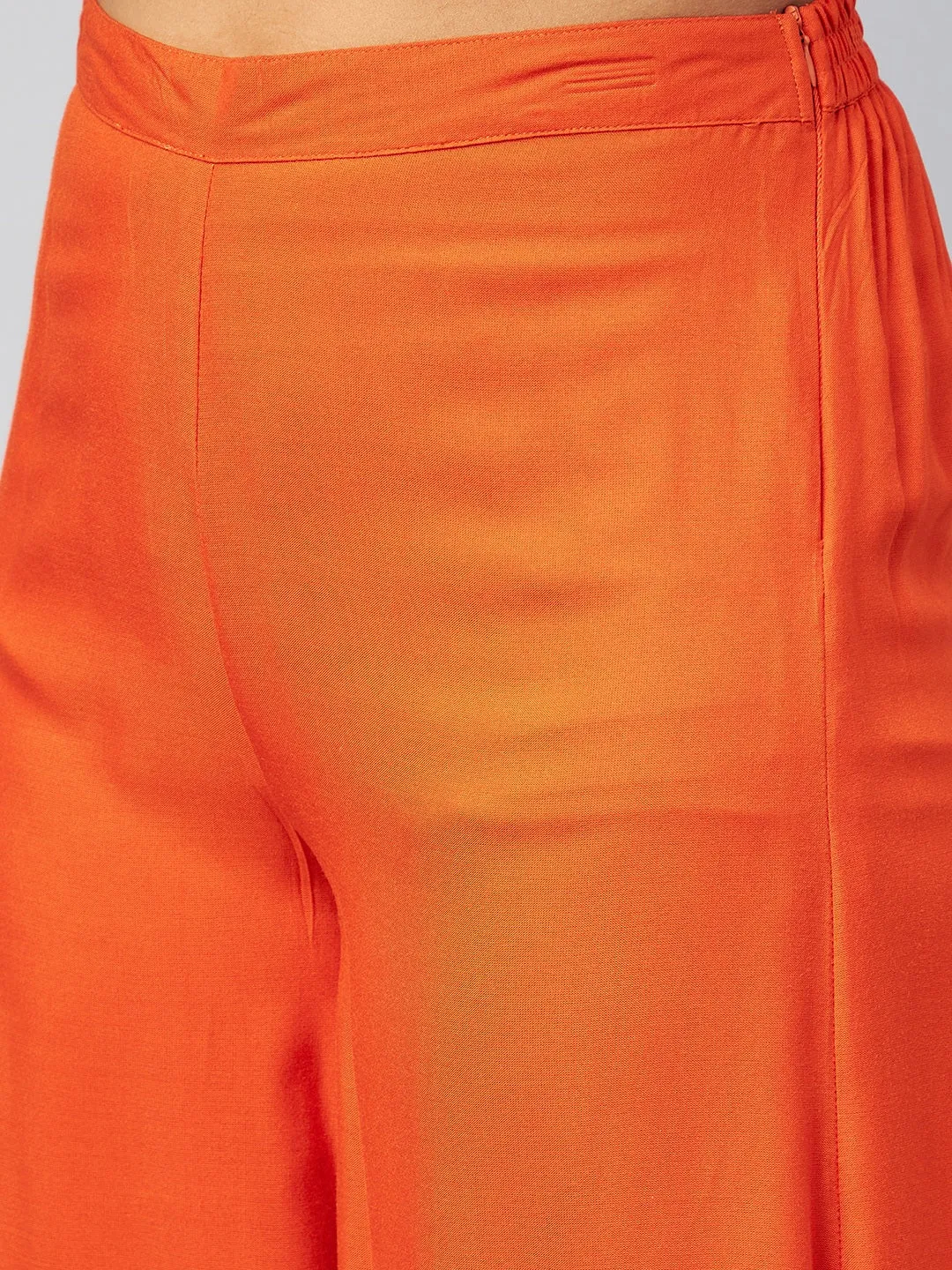 Solid Orange Palazzo