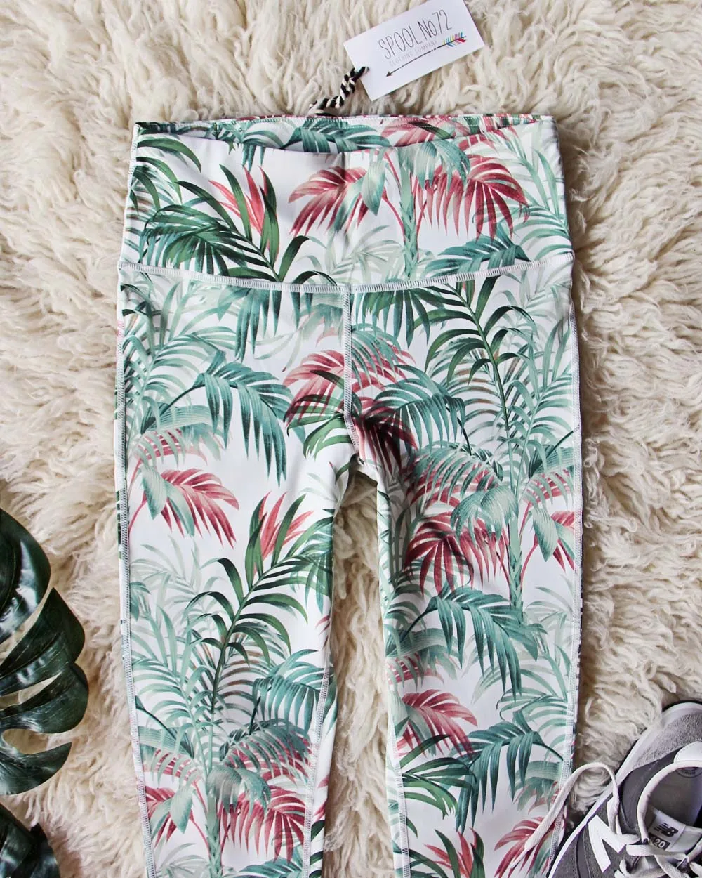 Sporty Gym Leggings in Palm