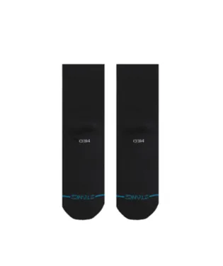 Stance Socks Unisex Icon Quarter Crew Black