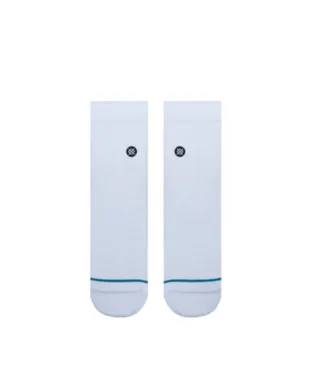 Stance Socks Unisex Icon Quarter Crew White