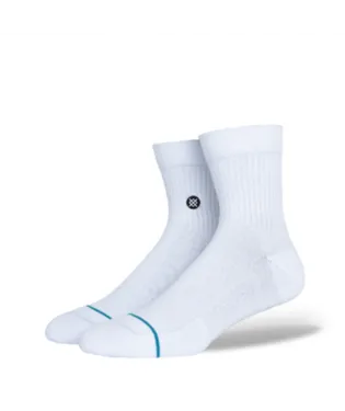 Stance Socks Unisex Icon Quarter Crew White