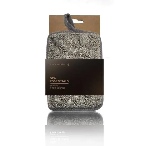 Star   Rose  linen sponge