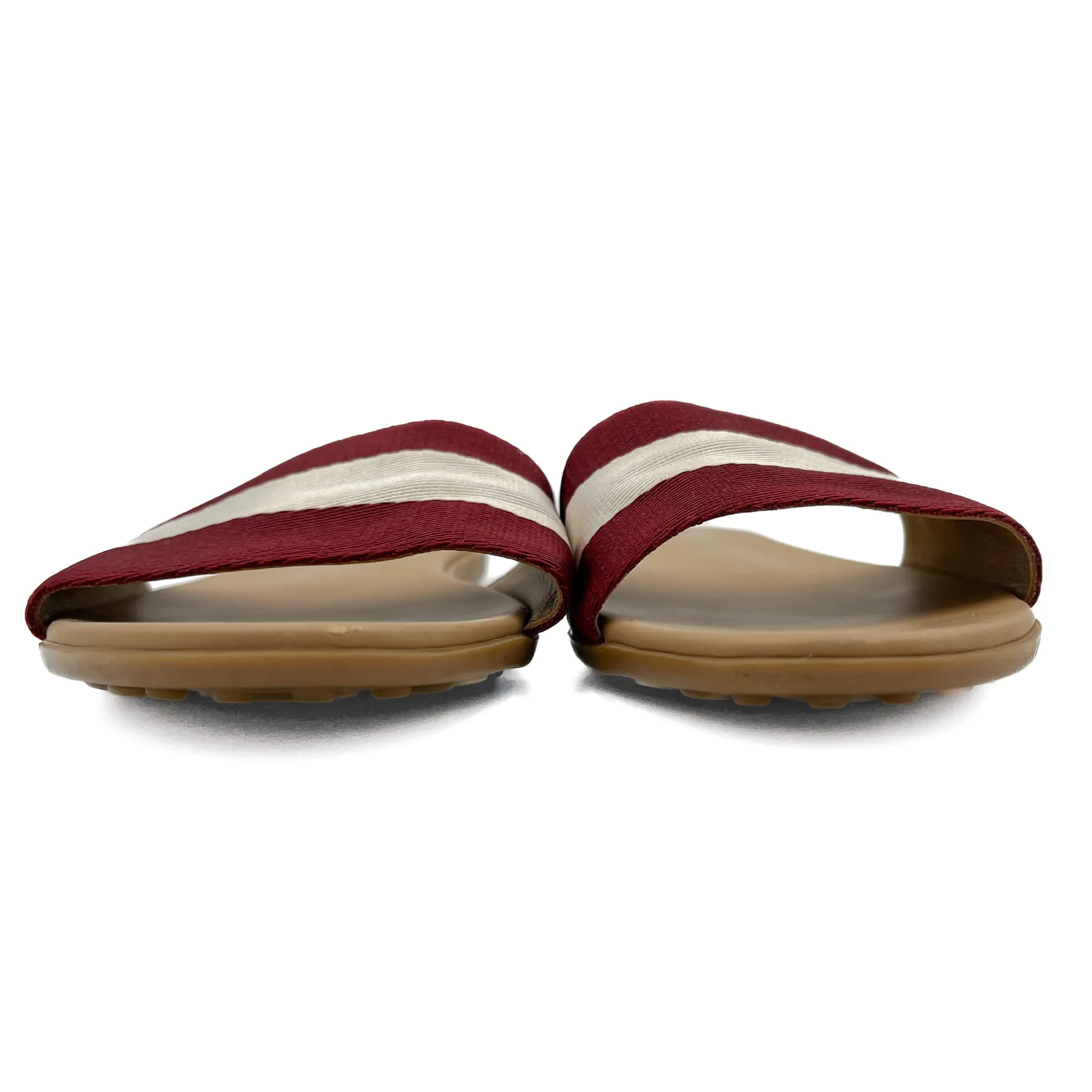 Striped Textile fibres and leather Sandals 40 Bicolor