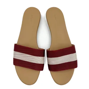 Striped Textile fibres and leather Sandals 40 Bicolor