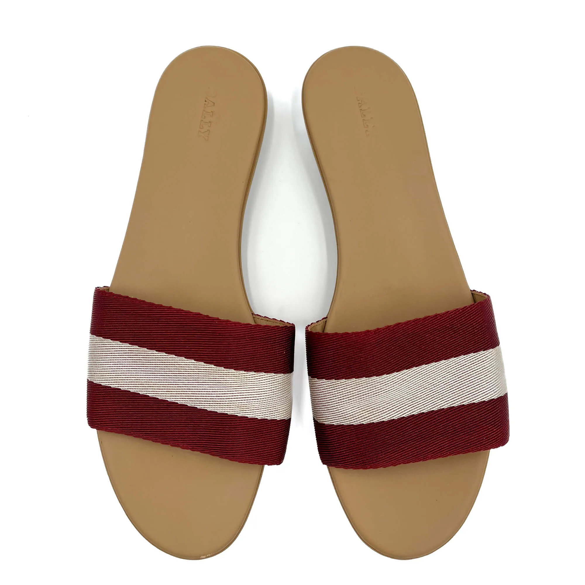 Striped Textile fibres and leather Sandals 40 Bicolor