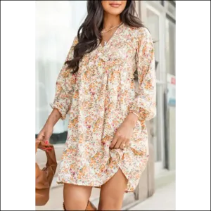 Sunshine Vibes Yellow Boho Floral Dress: Ditch Pants, Embrace Chaos! ?️🌼 Needful Things