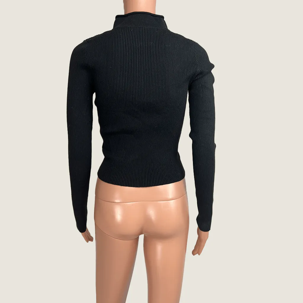 Supre Black Knit Jumper Small