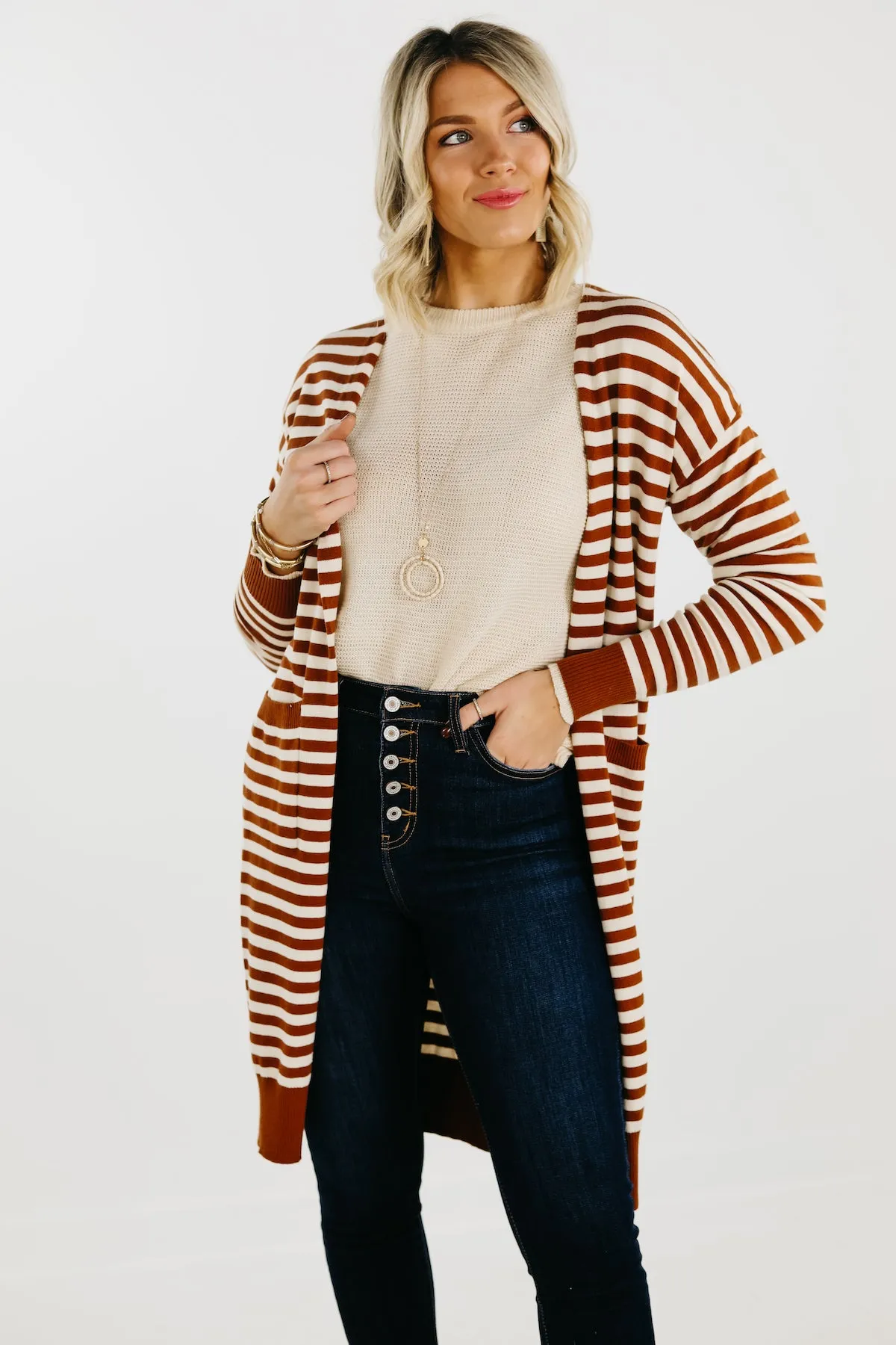 The Ayleen Striped Cardigan