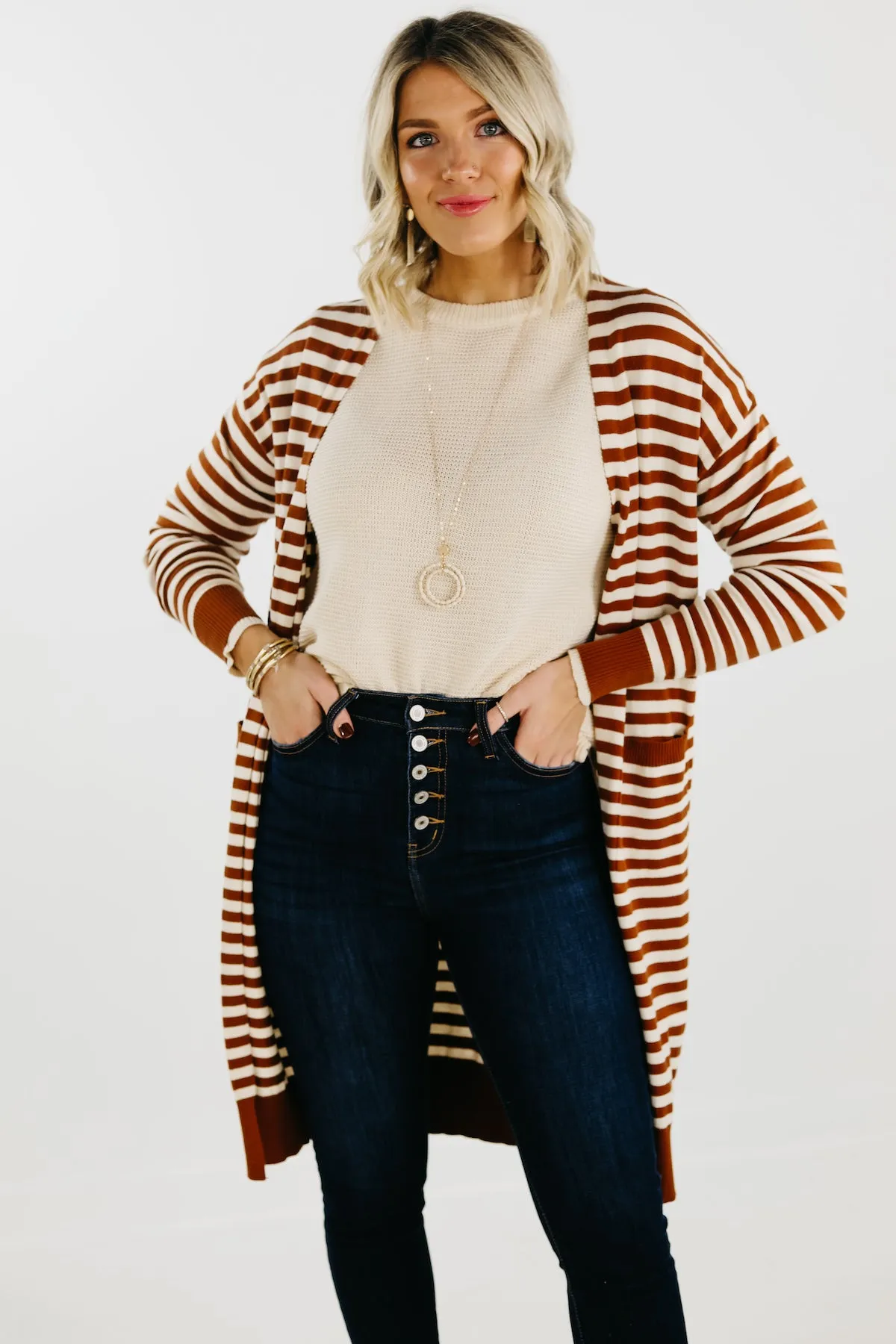 The Ayleen Striped Cardigan