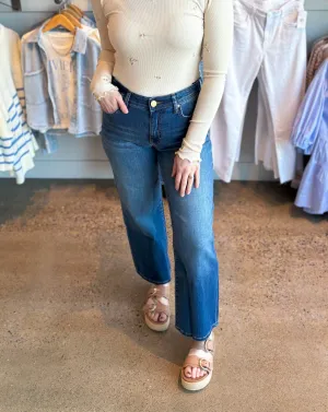The Charlotte High Rise Wide Leg Jeans - Healthy