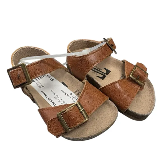 Tiny Toes Nation Girl's Brown SANDALS Size 4