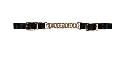 TK35-8040 Chin Curb Nylon Strap Single Flat Chain 4.5"