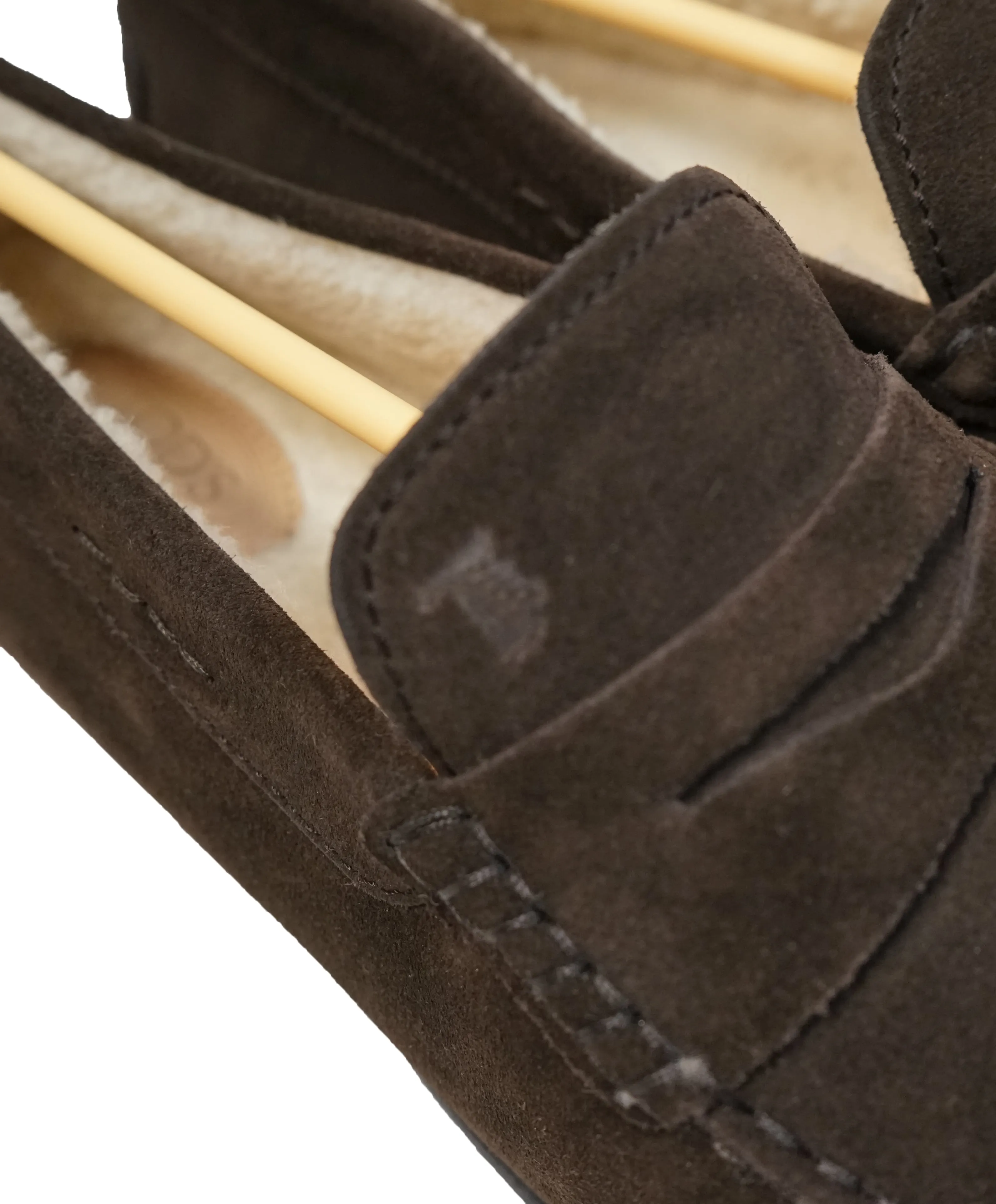 TOD’S - Gommino City Shearling Lined Driving Loafer -  10.5