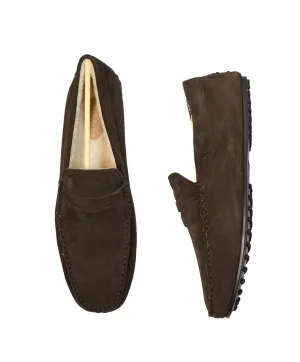 TOD’S - Gommino City Shearling Lined Driving Loafer -  10.5