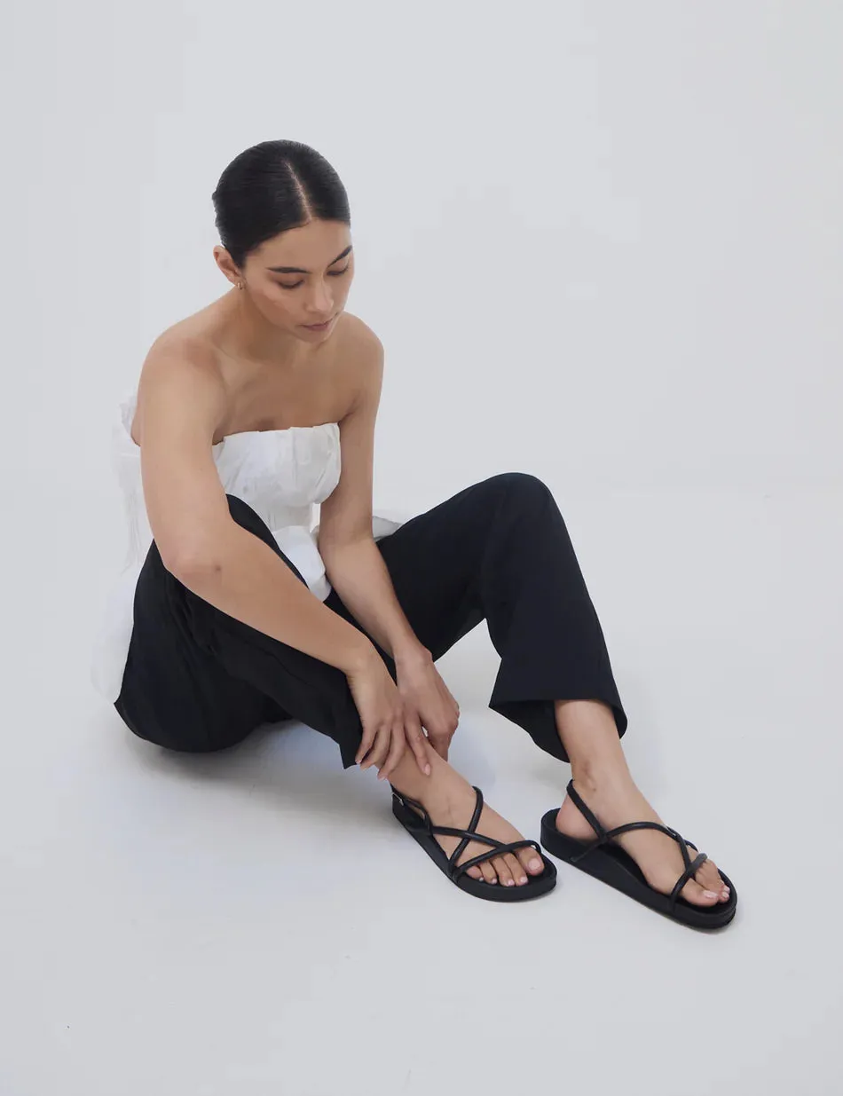 TUBE SANDAL BLACK