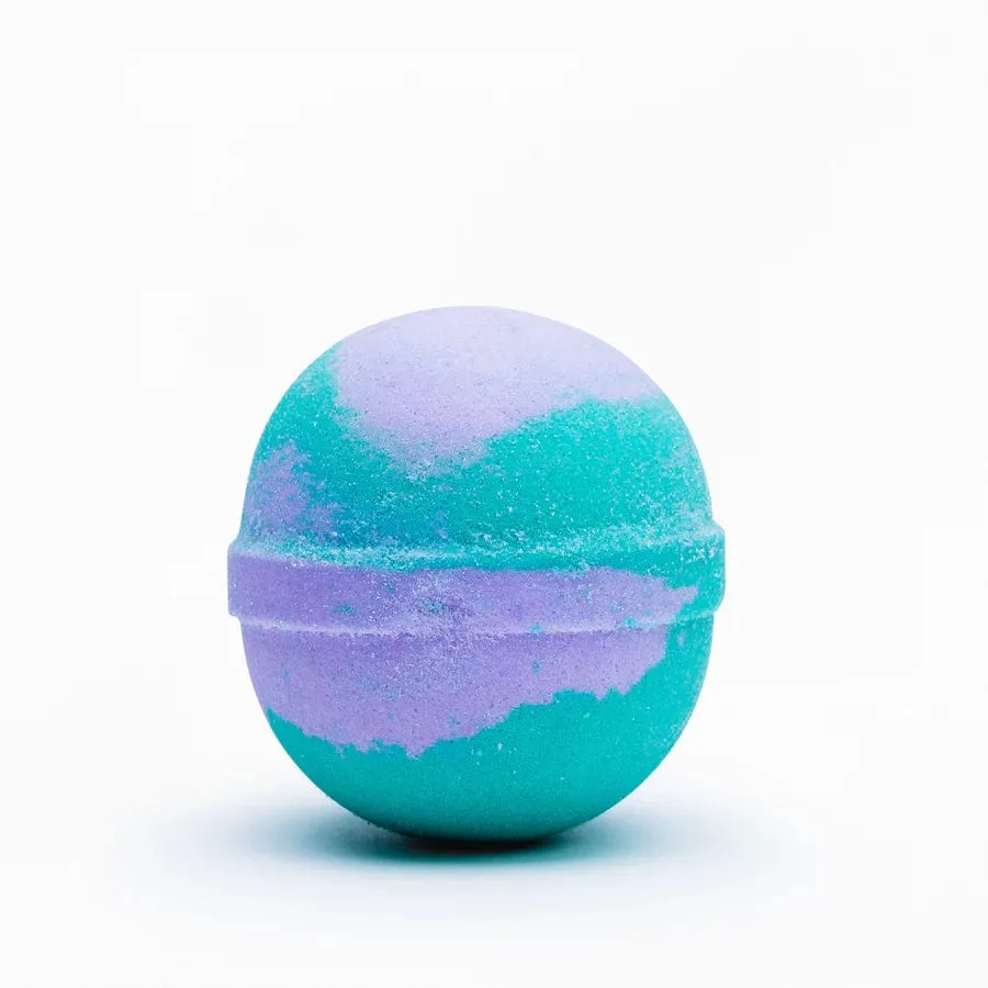 Turquoise Coconut Milk Bath Bomb