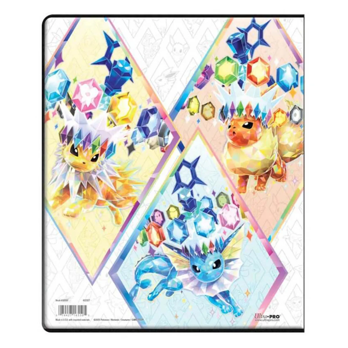 ULTRA PRO Pokemon Portfolio 9PKT Scarlet & Violet Prismatic Evolutions