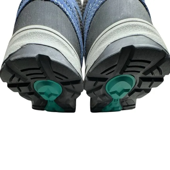 Vasque Breeze III Kids Ultra Dry Blue &amp; Gray Waterproof Hiking Boot Size 5