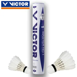 Victor Master No. 1 Goose Feather Shuttlecocks Speed 78