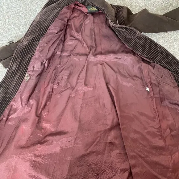 Vintage Velveteen Trench Coat