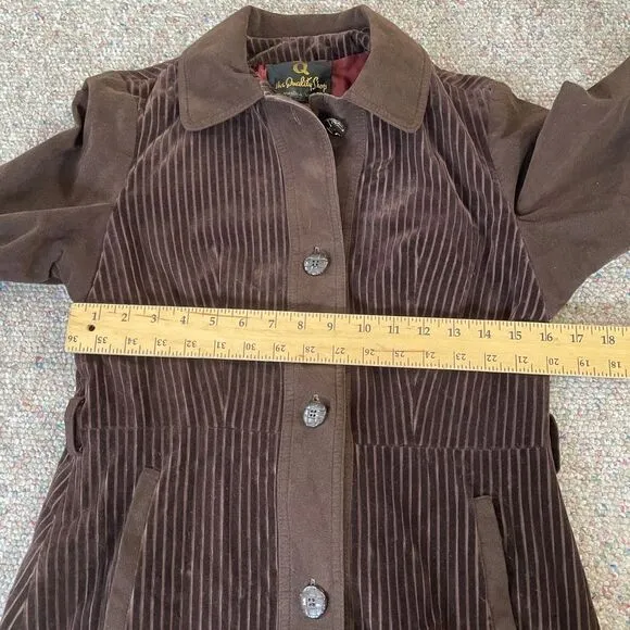Vintage Velveteen Trench Coat