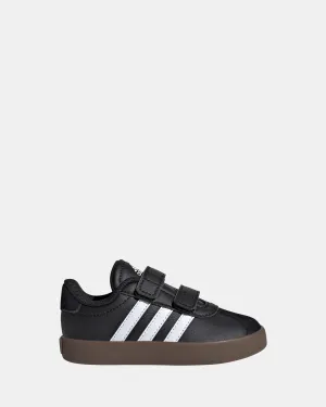 Vl Court 3.0 Self-Fastening Infant Black/White/Black