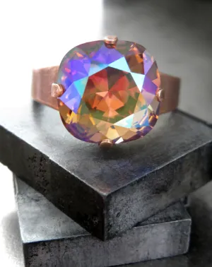 WARM REGARDS - Multicolor Mystical Crystal Ring