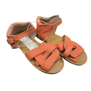 West Coast Mocs Girl's Orange SANDALS Size 12