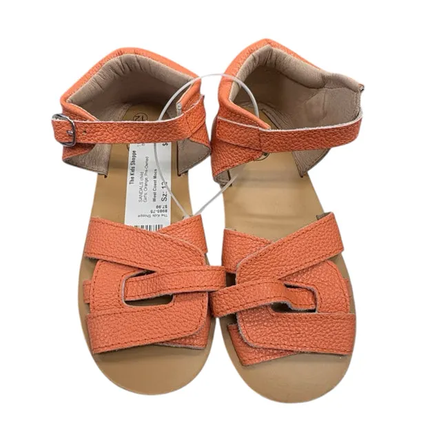 West Coast Mocs Girl's Orange SANDALS Size 12