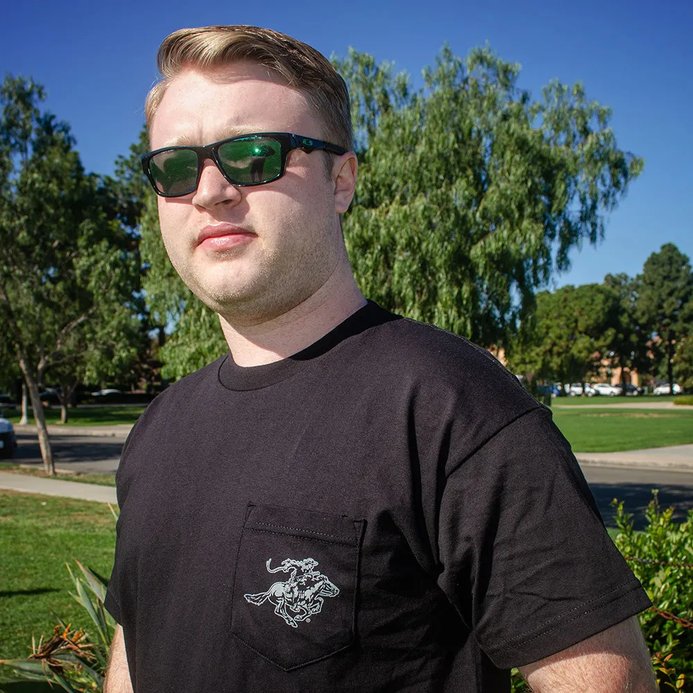 Winchester Legend - Rider Pocket Patch - Short Sleeve Pocket T-Shirt - Made in USA