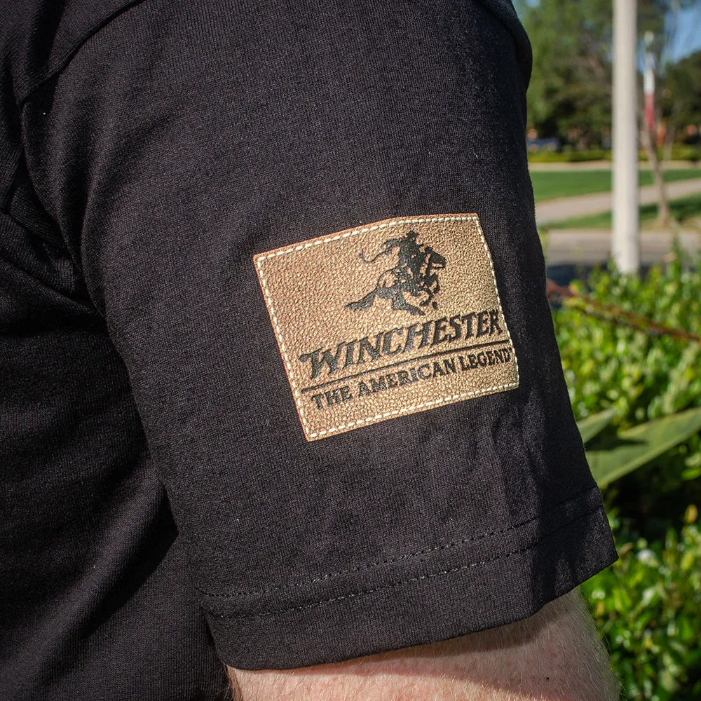 Winchester Legend - Rider Pocket Patch - Short Sleeve Pocket T-Shirt - Made in USA