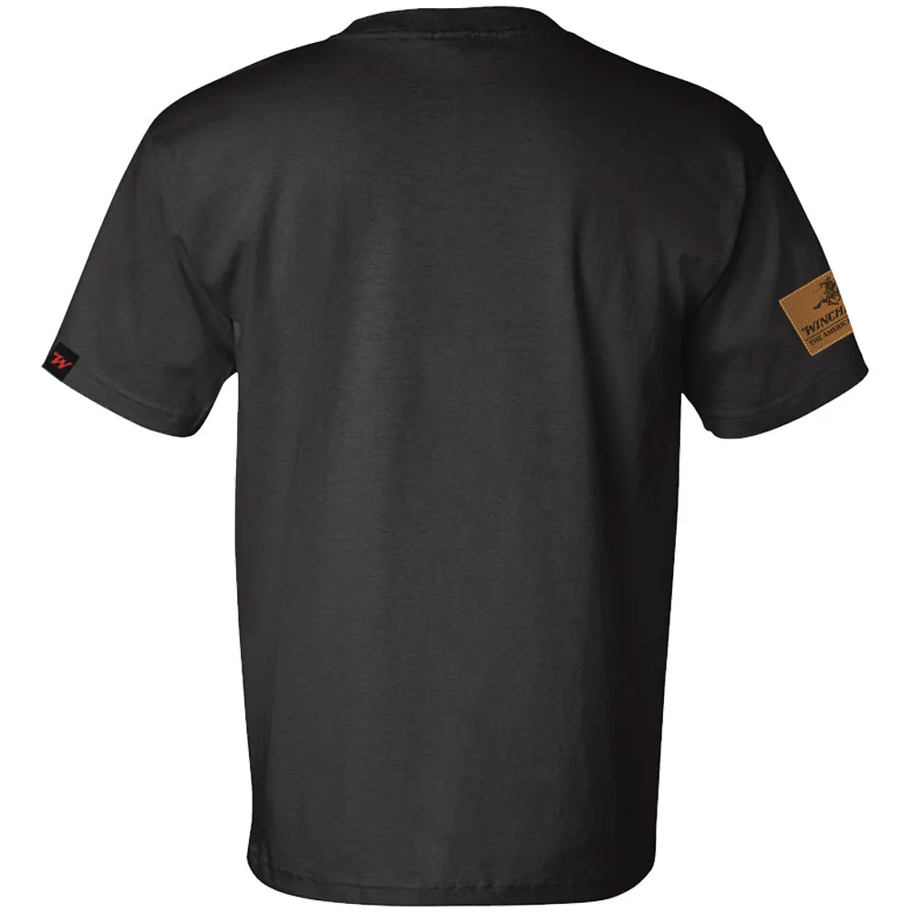 Winchester Legend - Rider Pocket Patch - Short Sleeve Pocket T-Shirt - Made in USA