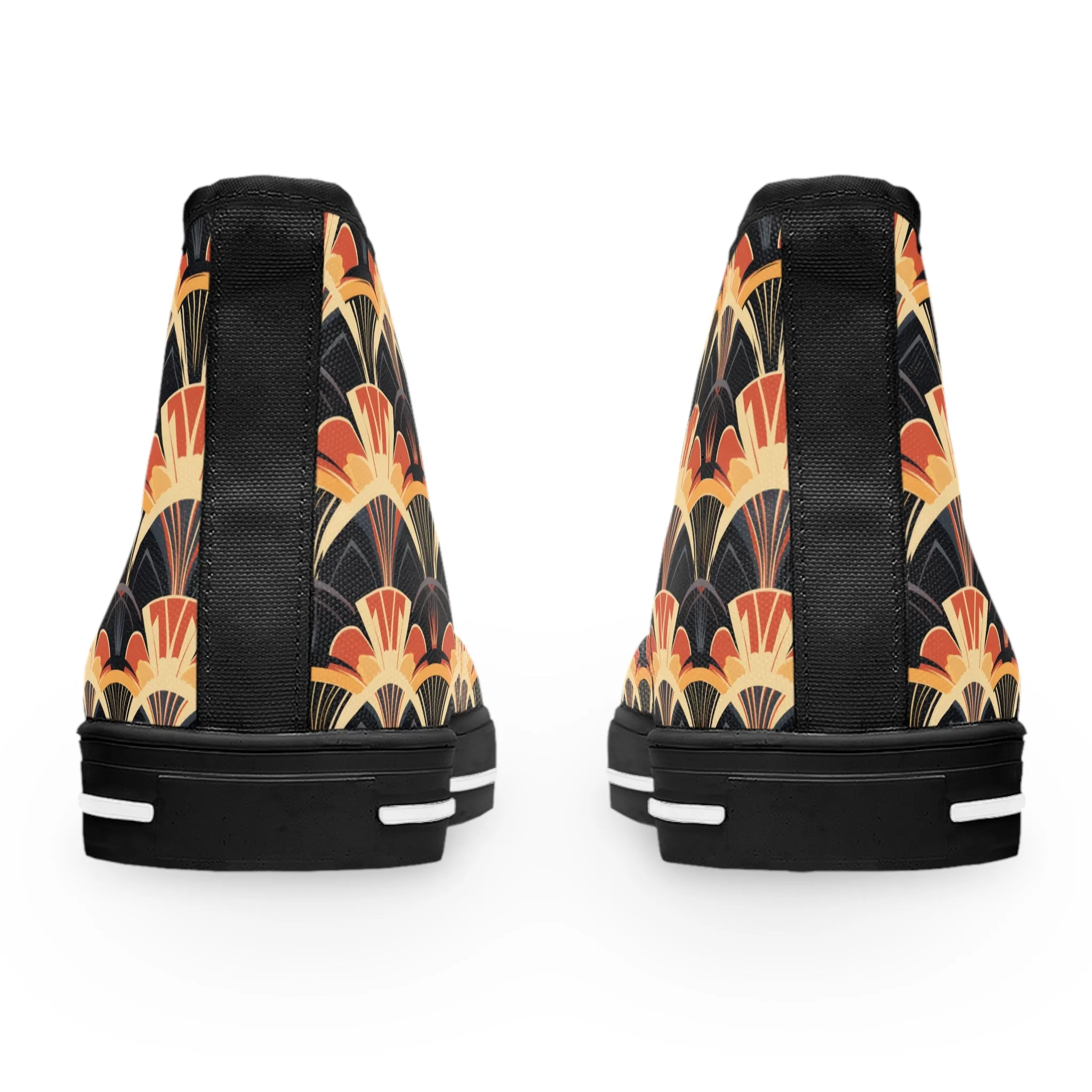 Women's High Top Sneakers - Gilded Highlights