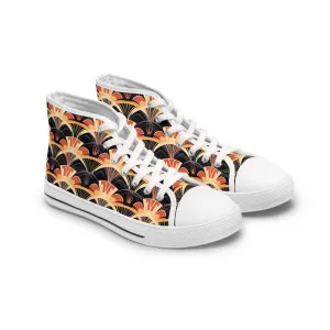 Women's High Top Sneakers - Gilded Highlights