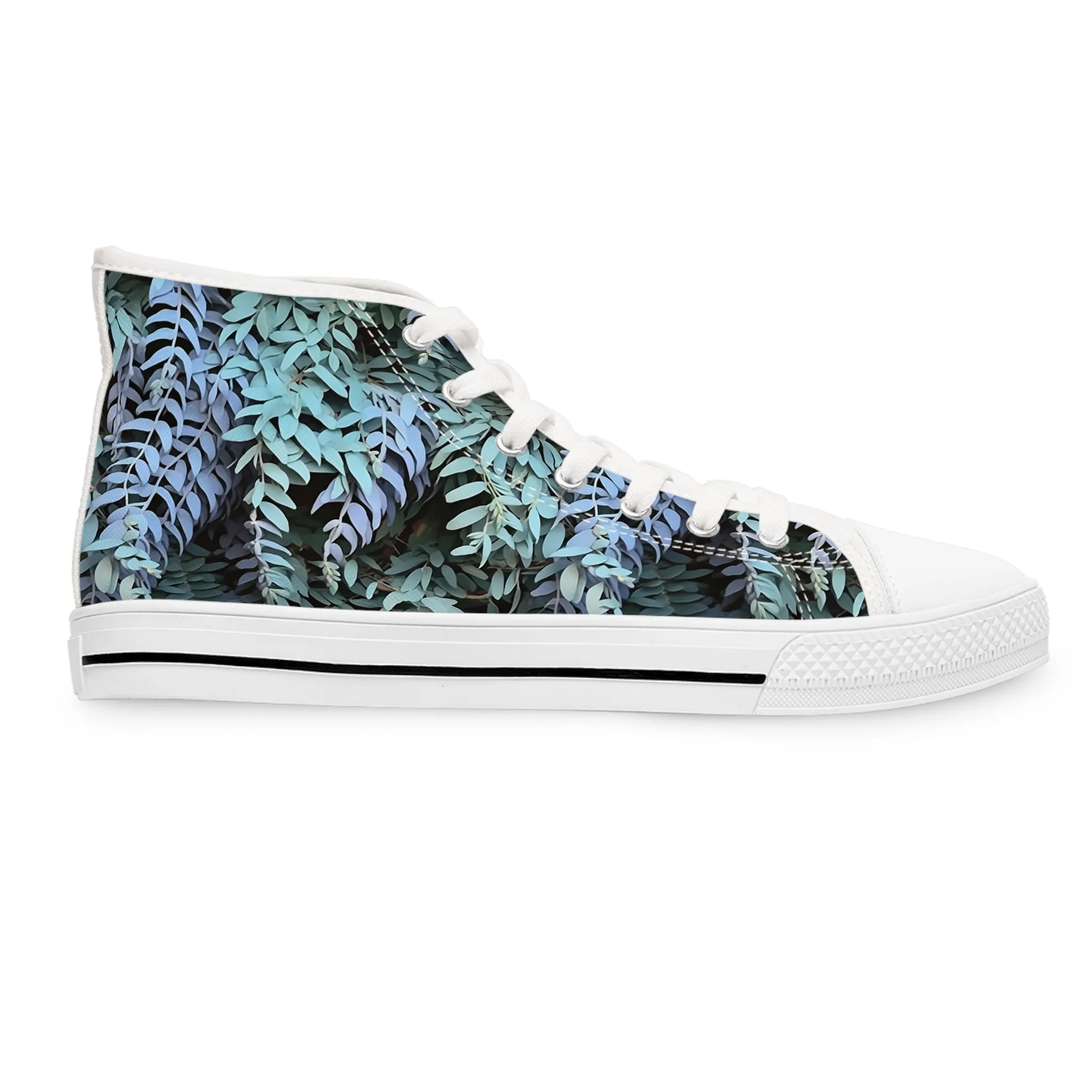 Women's High Top Sneakers - Purple Sage, Purple Sage