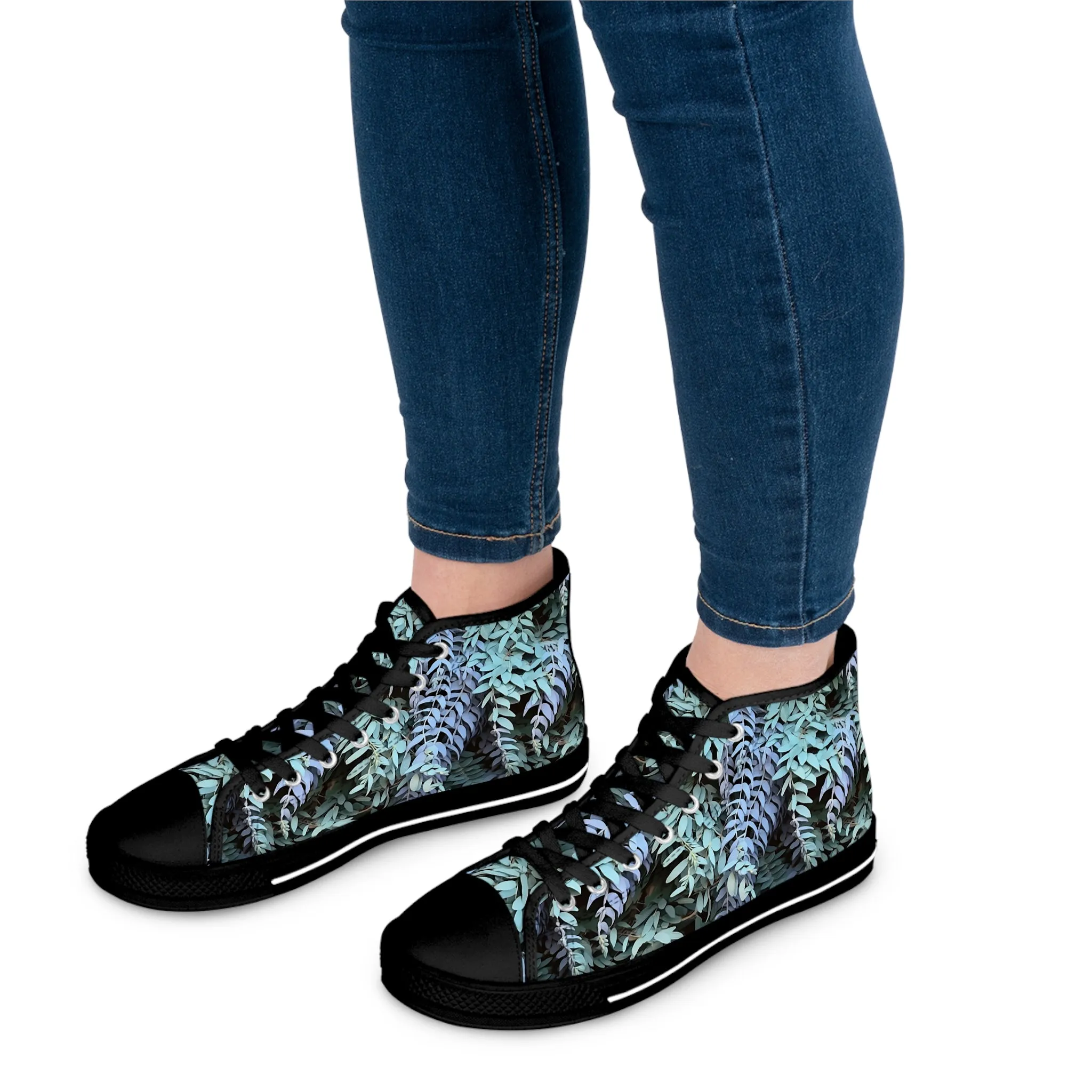 Women's High Top Sneakers - Purple Sage, Purple Sage