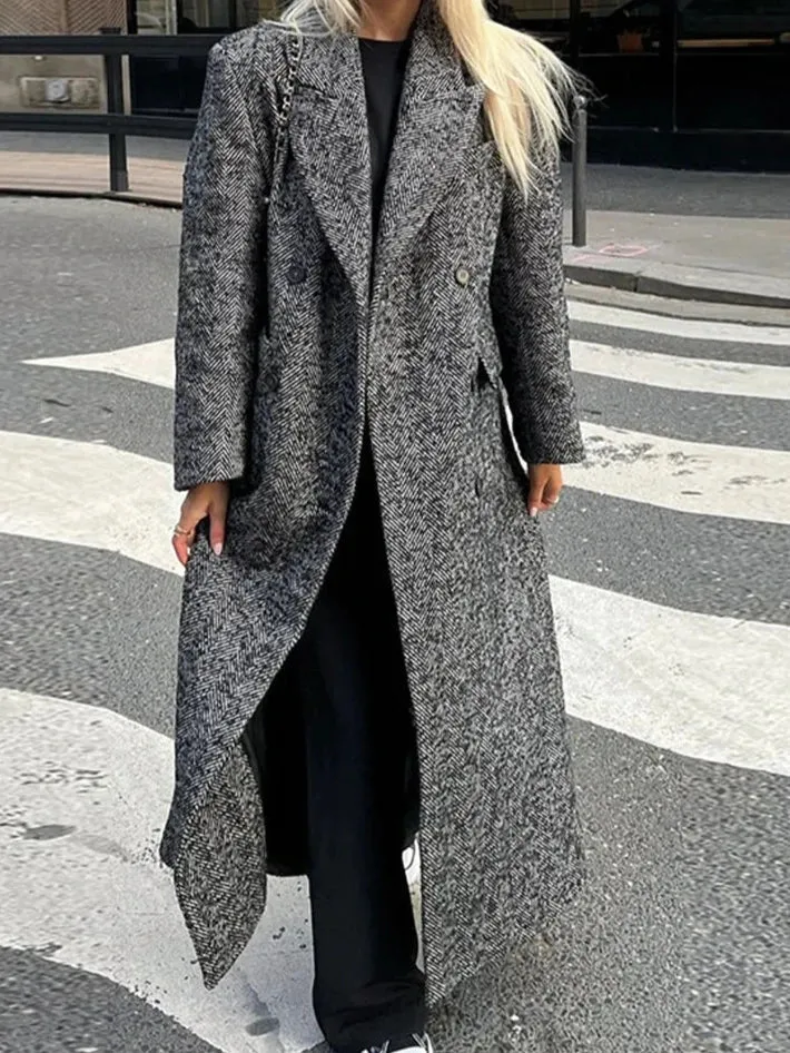 Women's Oversized Wool Coat | Cozy & Stylish | Longline Fit