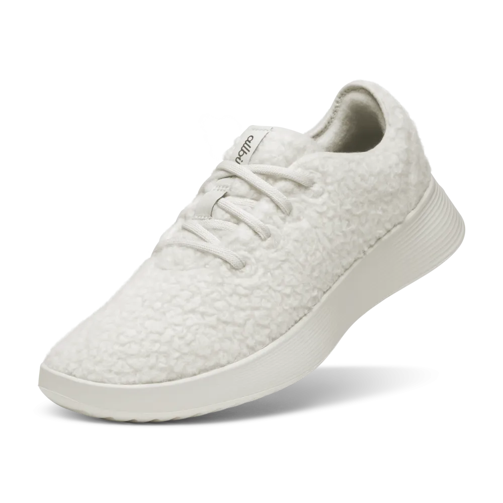 Women's Wool Runner Go - Fluff - Natural White (Natural White Sole)