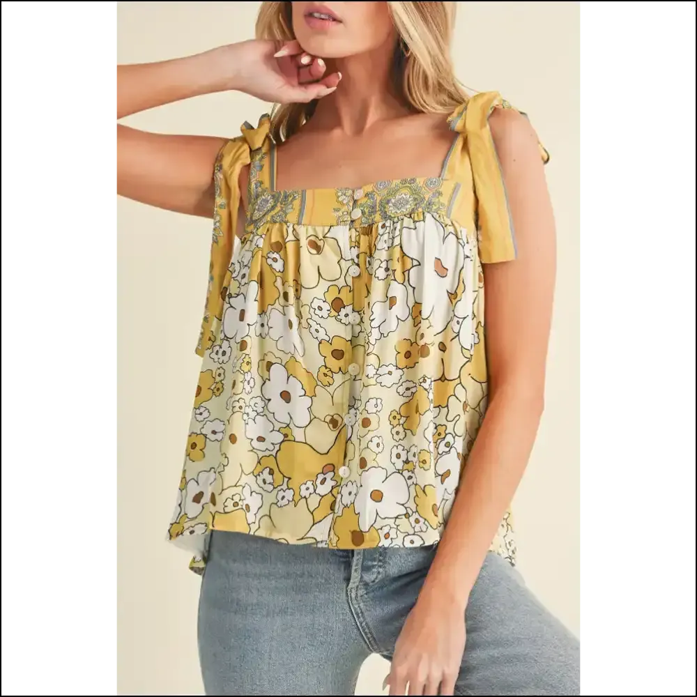 Yellow Floral Patchwork: so Bright It's  (and Knot Sorry) Needful Things