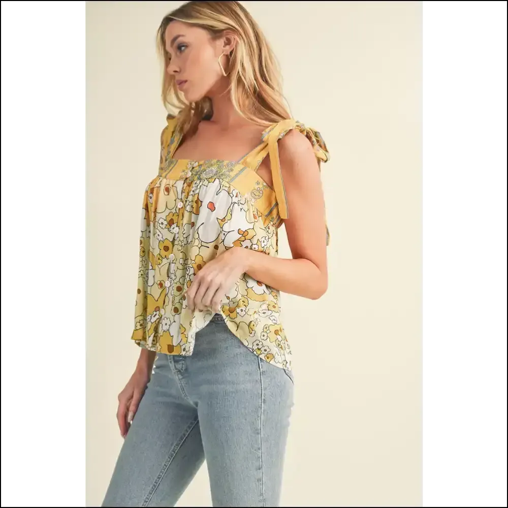 Yellow Floral Patchwork: so Bright It's  (and Knot Sorry) Needful Things