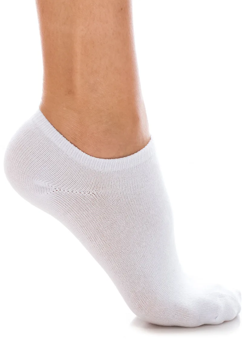 YM01 60 Pairs Shoe Size 6–9, Low-Cut Breathable Design, 4-Pair Bundles Made in Korea Women's Cotton Sneaker Socks